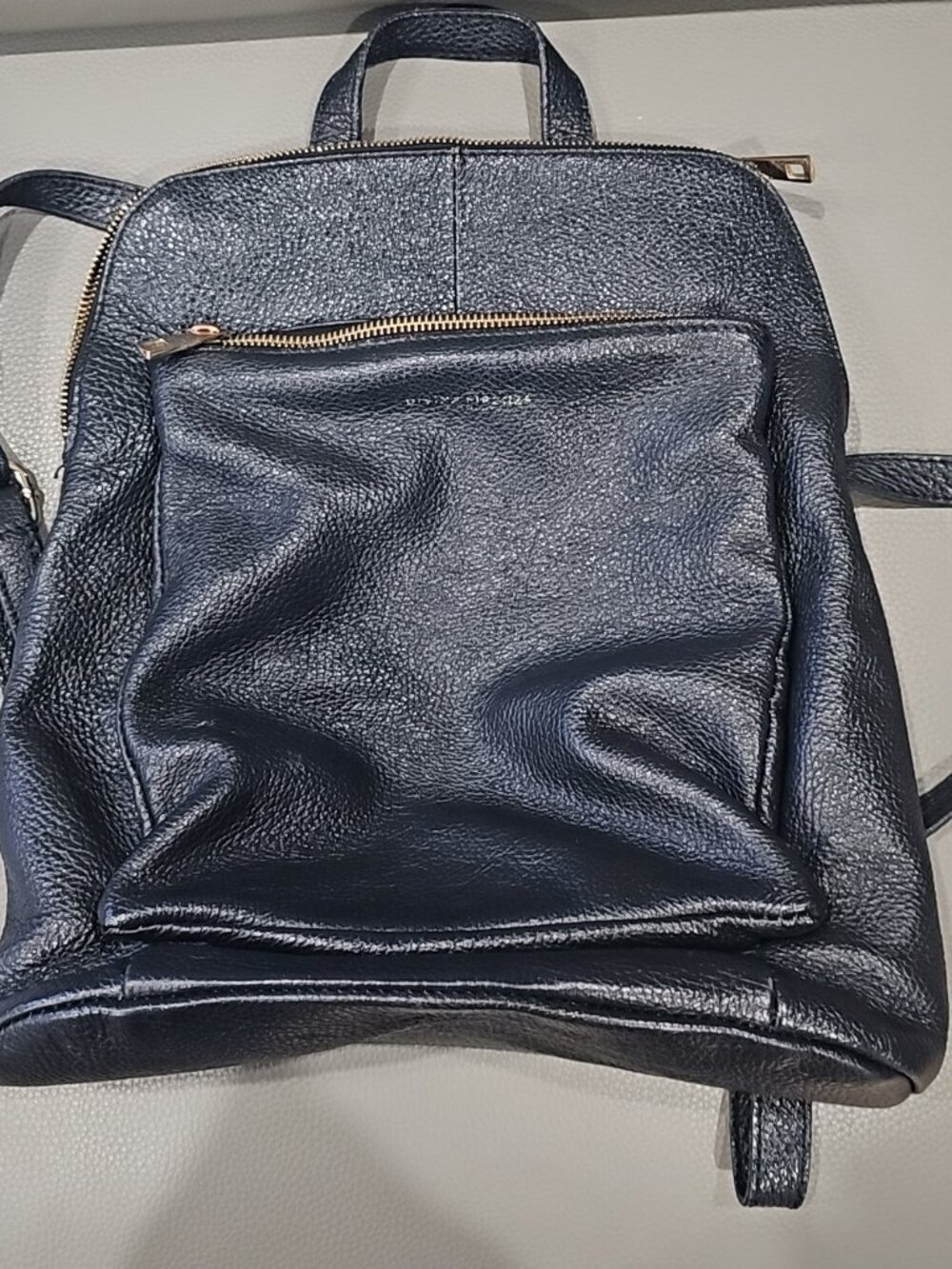 Divina Firenze Italian Leather Backpack – Black